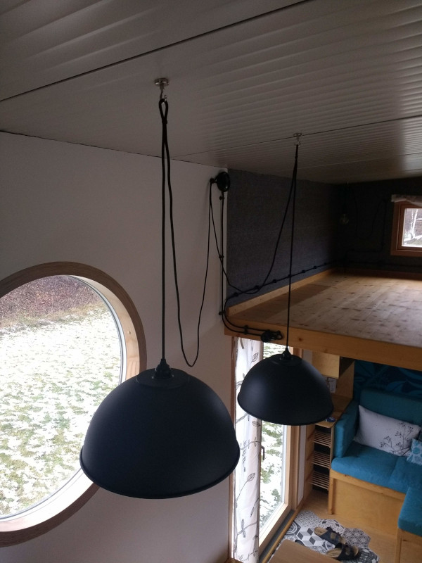 Lampen an Magnethaken